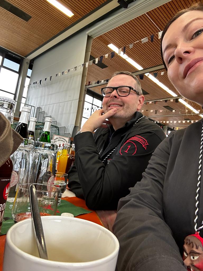2024 - ADR Narrentreffen Laupheim - Der Vorstand beim Zunftmeisterempfang