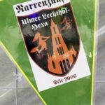2025 - Narrensprung Bellenberg - Bea und Manu haben schöne Flaggen aufgehängt!